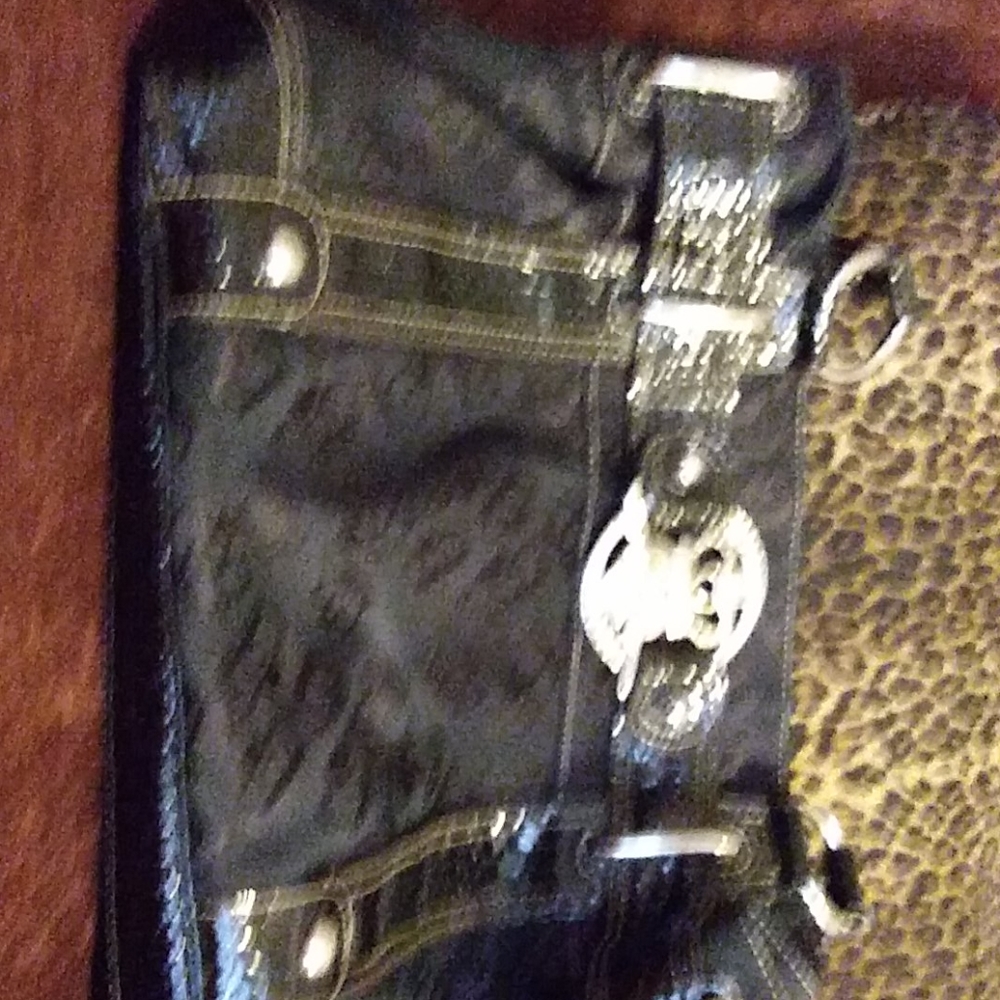 Extra large black handbag